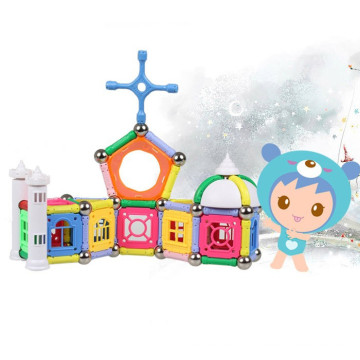 Magnétique blocs éducatifs jouets rangement magnétique colle cadeau de Noël des enfants des blocs de construction magnétiques